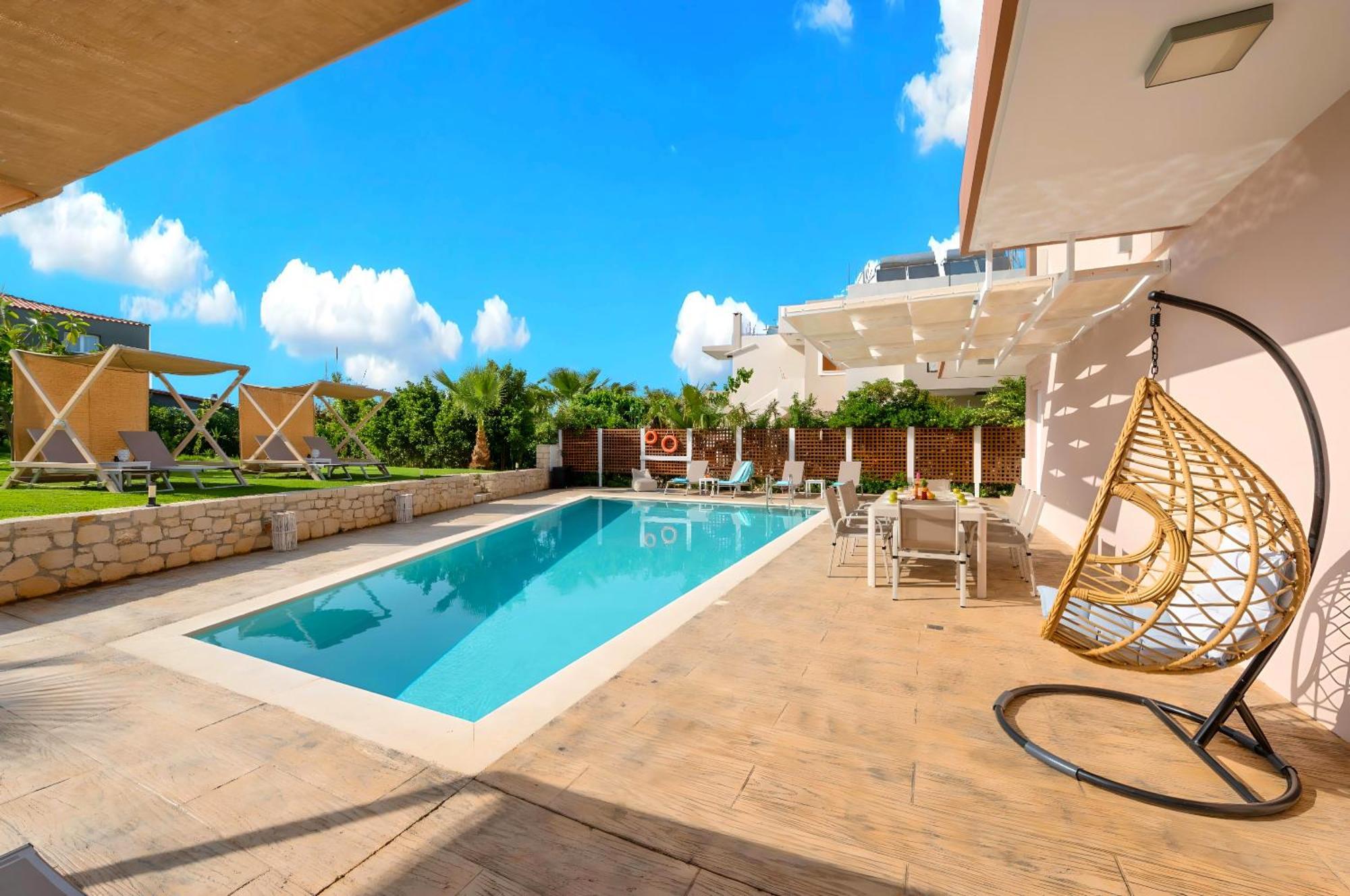 Allas Villa Heated Pool Chania  ภายนอก รูปภาพ