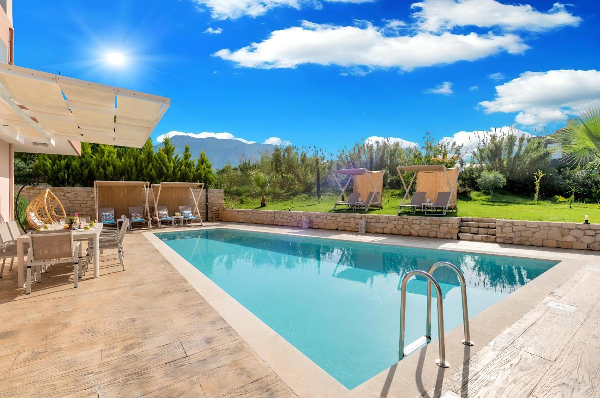 Allas Villa Heated Pool Chania  ภายนอก รูปภาพ