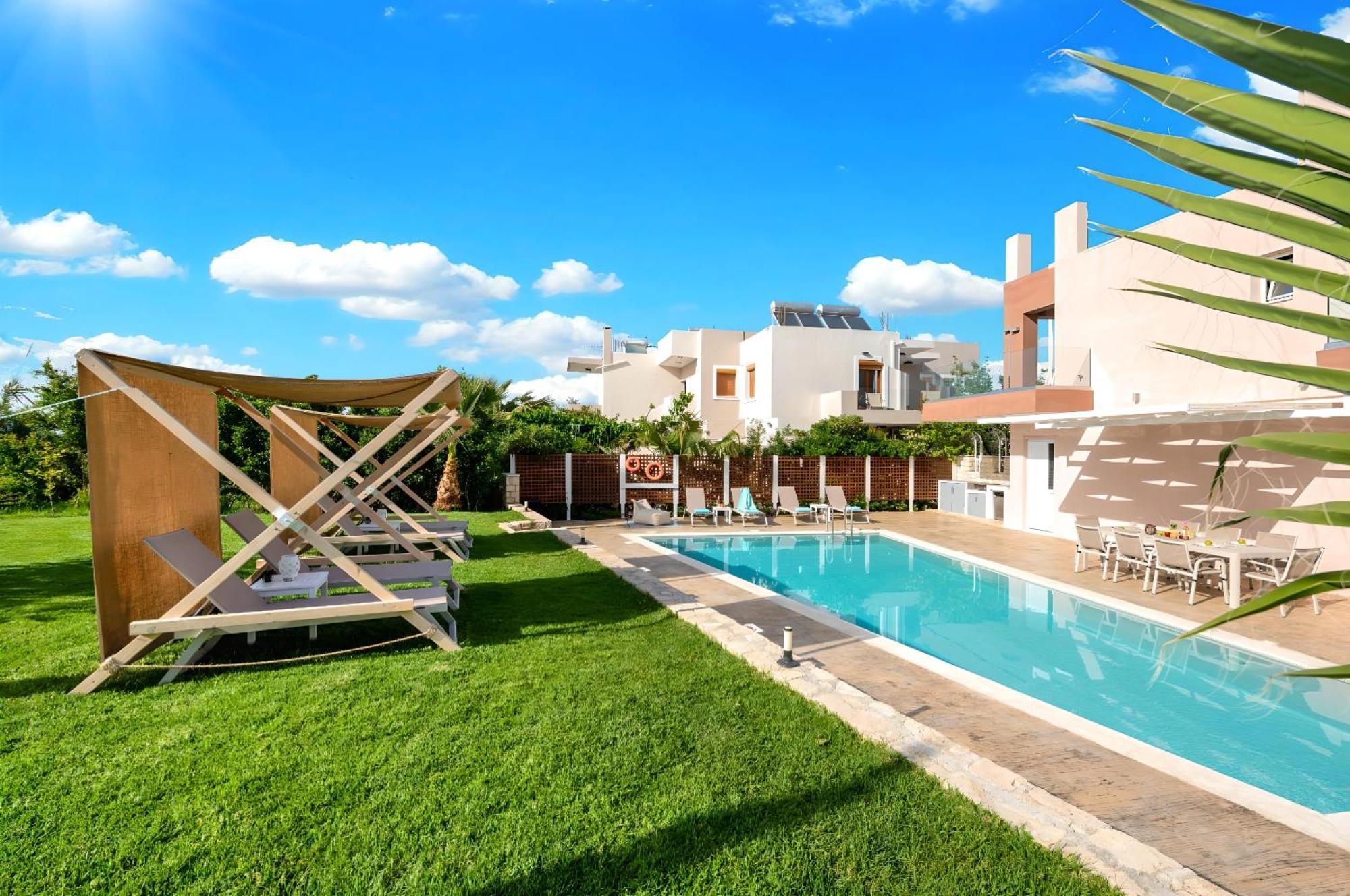 Allas Villa Heated Pool Chania  ภายนอก รูปภาพ